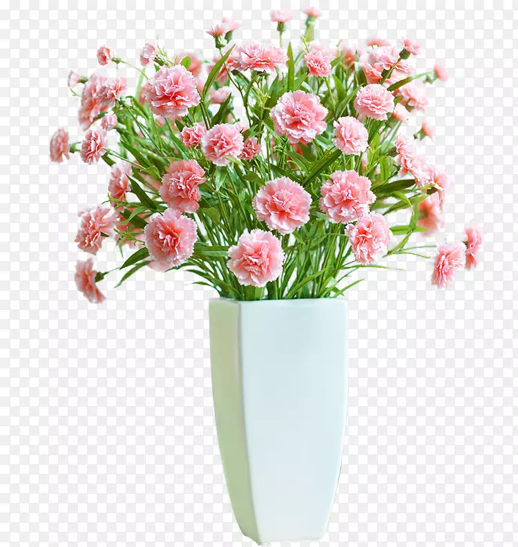 满满一花瓶的鲜花