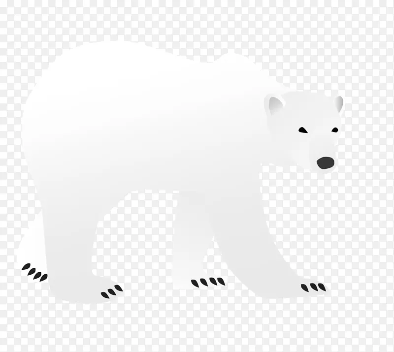 卡通北极熊PNG下载