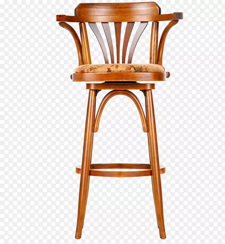 棕色高脚椅子