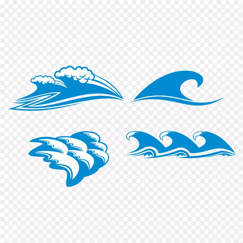 传统蓝色矢量海浪PNG图片素材下载_图片编号7518805-PNG素材网