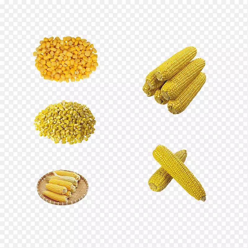 玉米元素素材