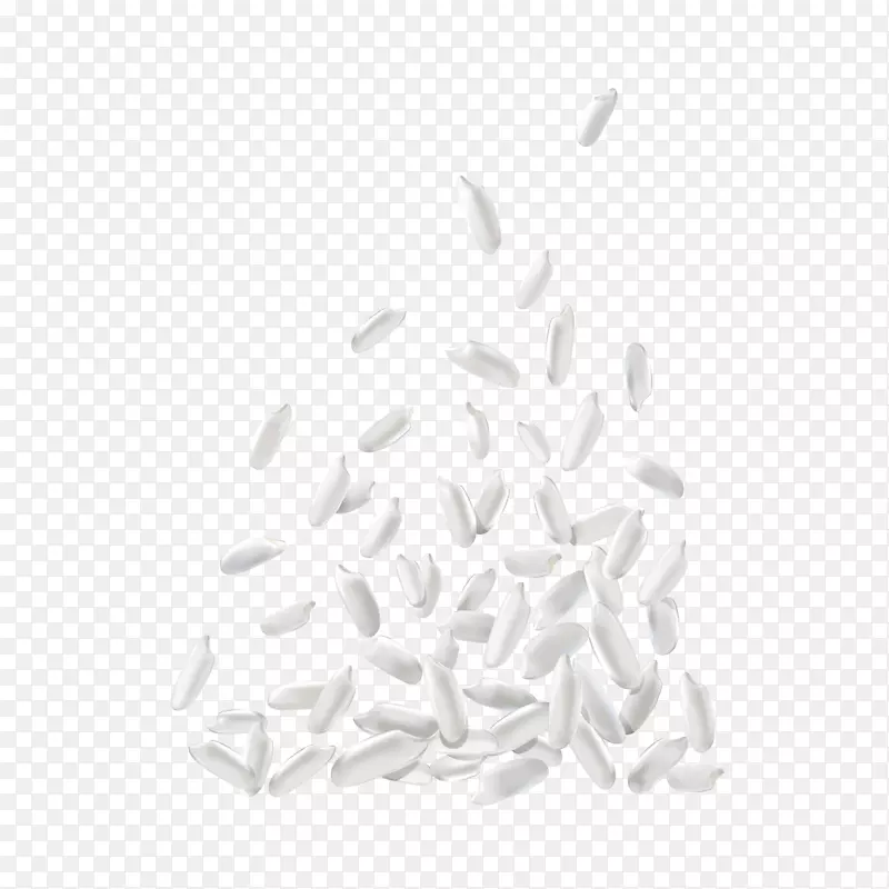 洁白米粒设计矢量素材