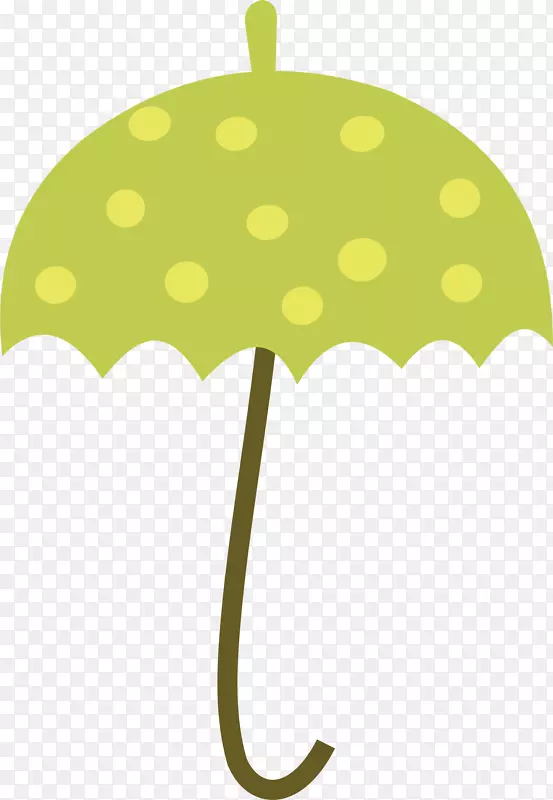 卡通雨伞矢量