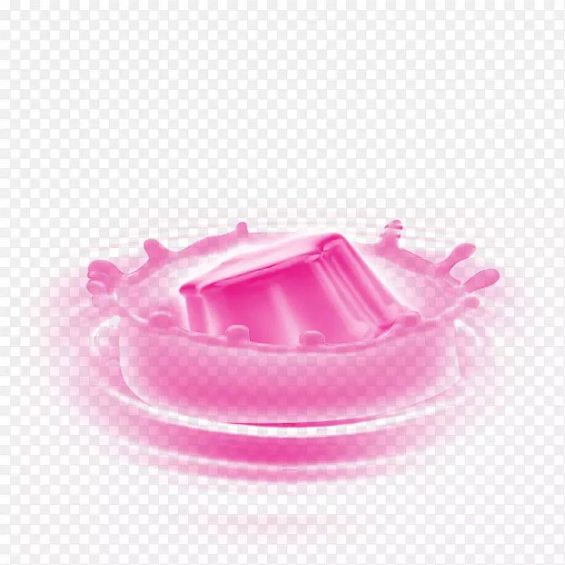 粉色果冻