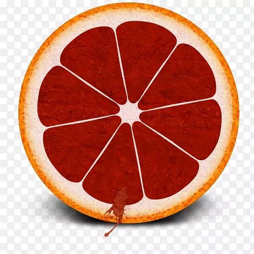 血橙色德克斯特片头图标