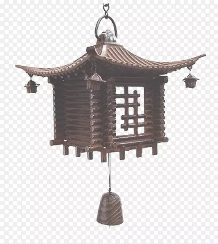 日式木质装饰挂灯