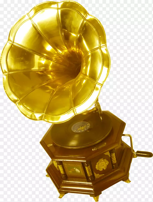 黄金色喇叭机