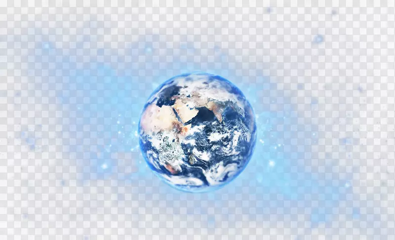 蓝色地球动感星球轨迹