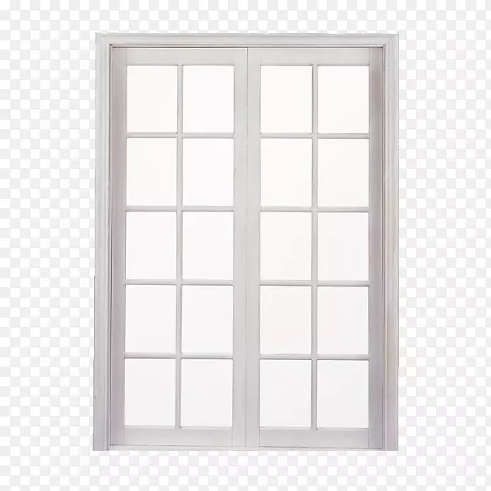 白色方格窗户