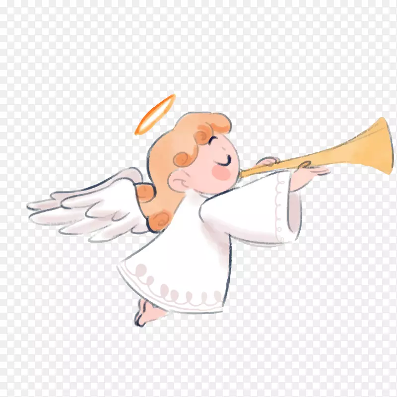 吹喇叭的天使