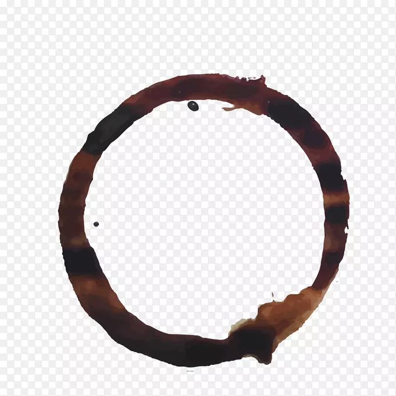 矢量褐色圆环