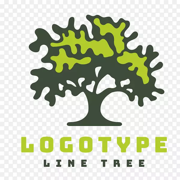 手绘绿色树木图标logo设计PNG图片素材下载_图片编号7545043-PNG素材网