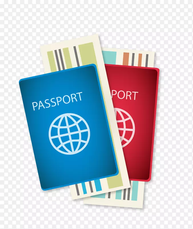 出国护照证件图案