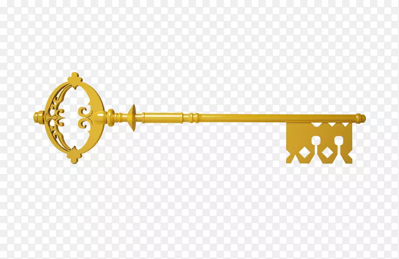 金色复古钥匙
