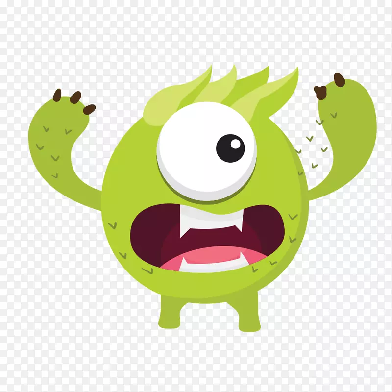 卡通绿色创意小动物设计素材PNG图片素材下载_图片编号7546783-PNG素材网