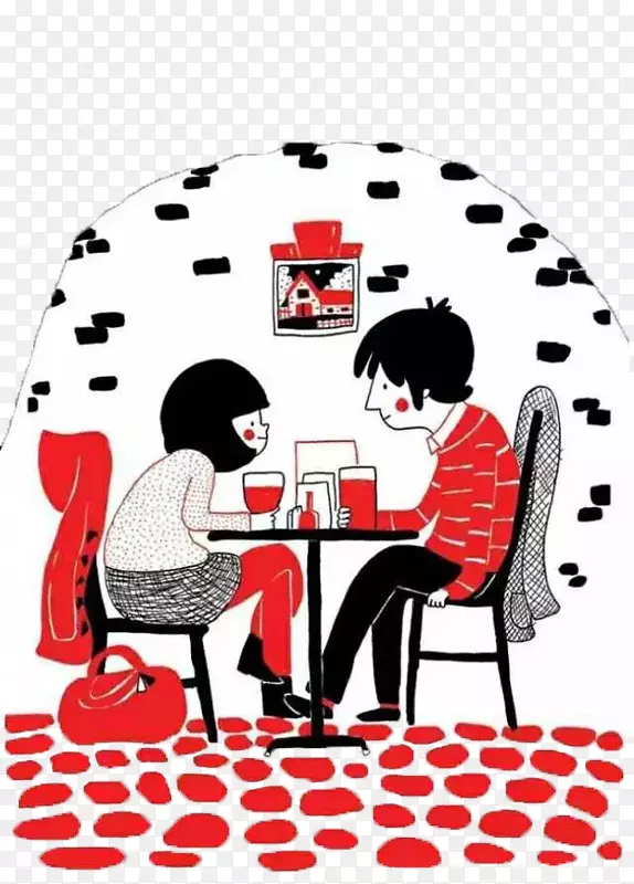 一对小夫妻在小餐馆的小确幸