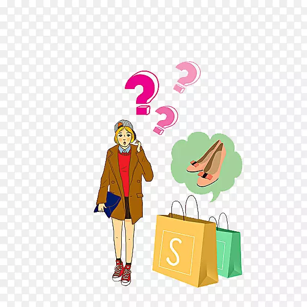 迷茫的女人PNG图片素材下载_图片编号7547471-PNG素材网