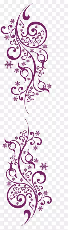 紫色藤蔓