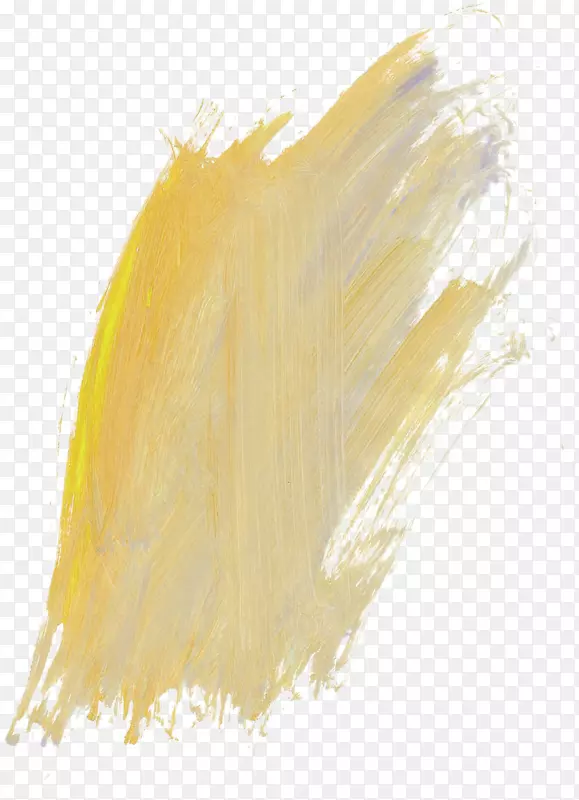 黄色简约涂料效果元素