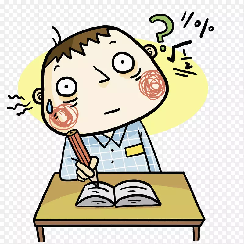 思考的男孩PNG图片素材下载_图片编号7551952-PNG素材网