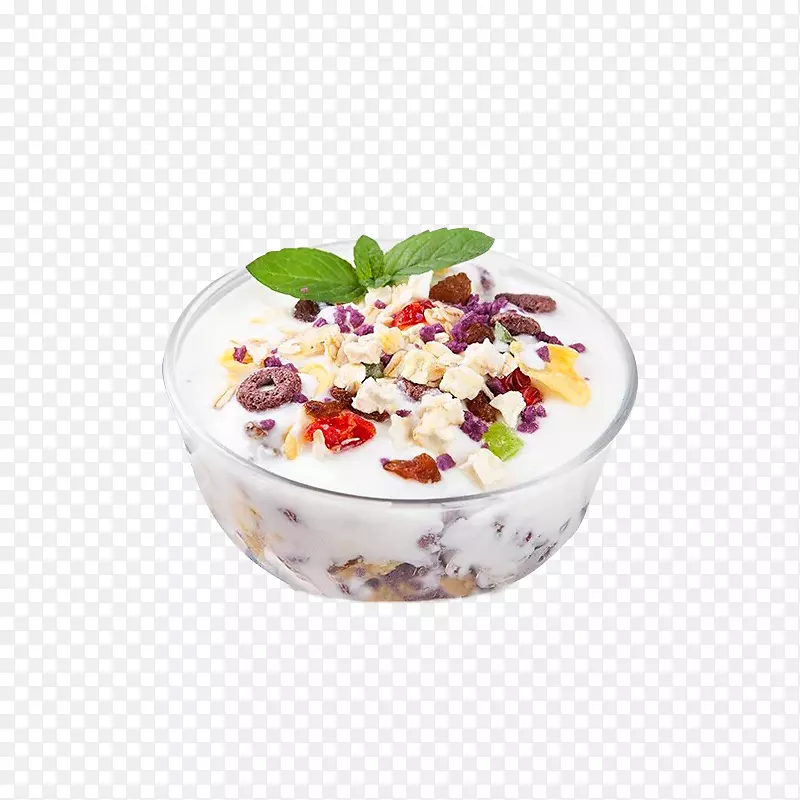 鲜香牛奶燕麦片美食