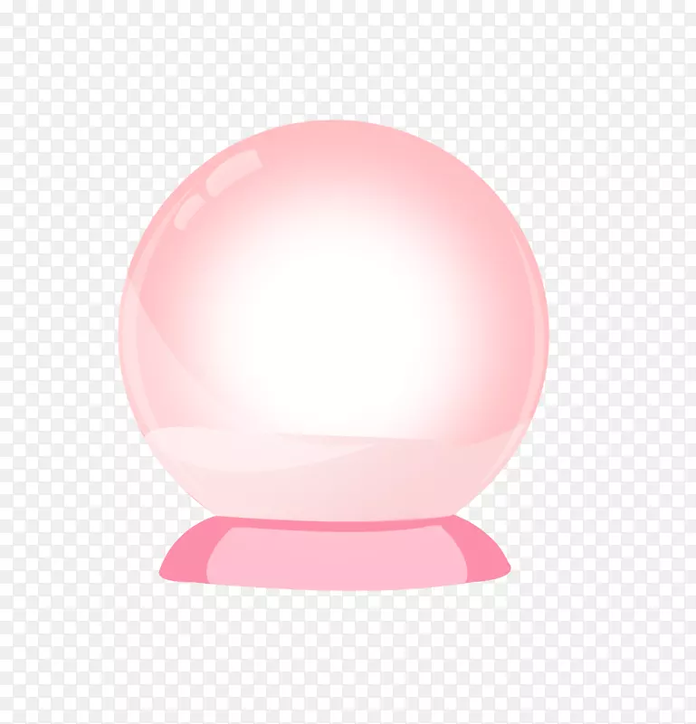 粉色的水晶球