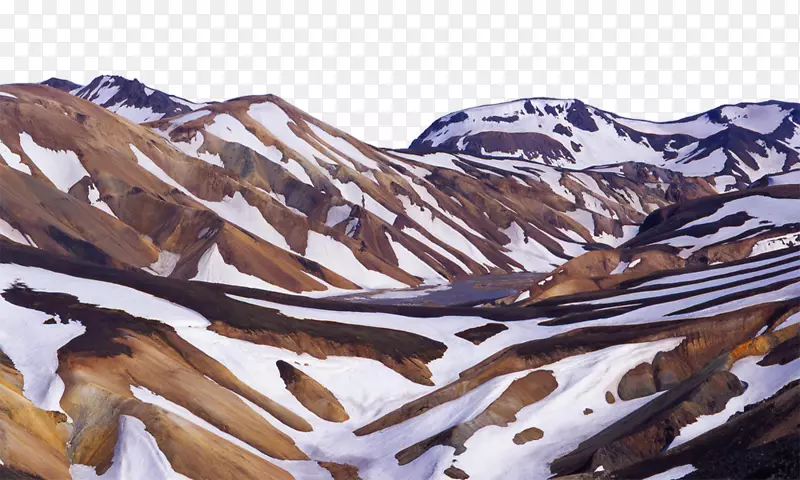 高原雪山免抠素材