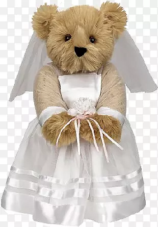 穿婚纱的熊
