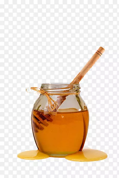 玻璃瓶里的蜂蜜
