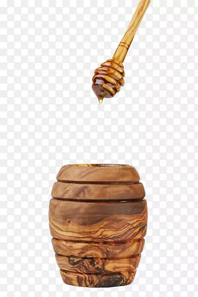 蜂蜜搅拌棒木罐