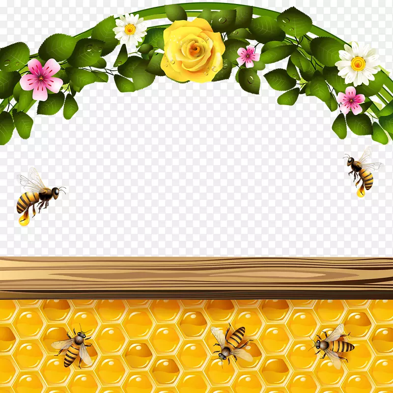 蜜蜂装饰图案