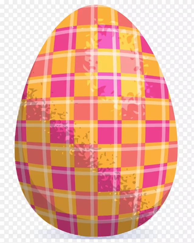 复活节手绘方格彩蛋