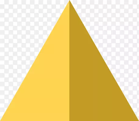 黄色三角形装饰图案