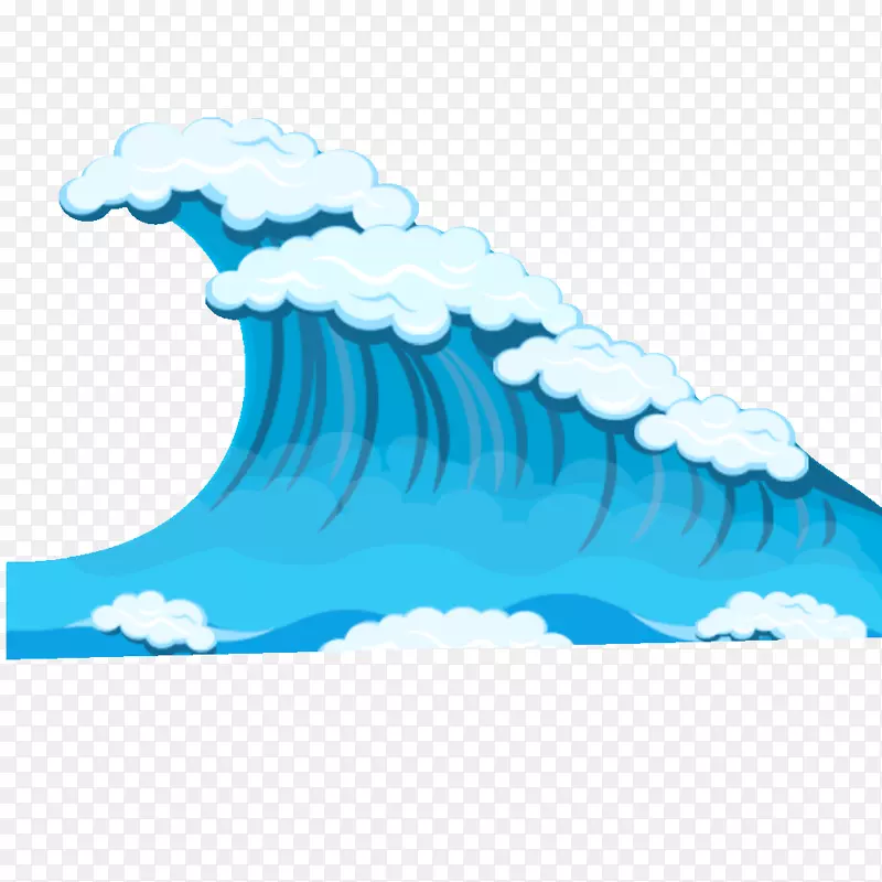 翻起的海浪