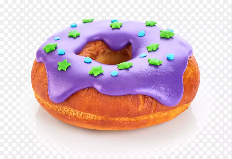 美味紫色甜甜圈
