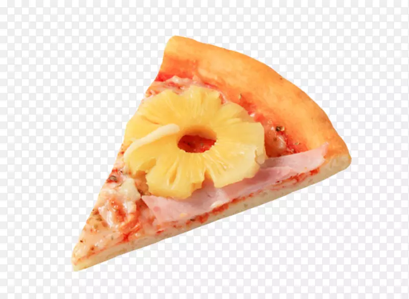 实物一块菠萝夏威夷披萨