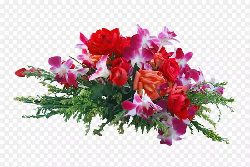 一扎红色美丽结婚鲜花