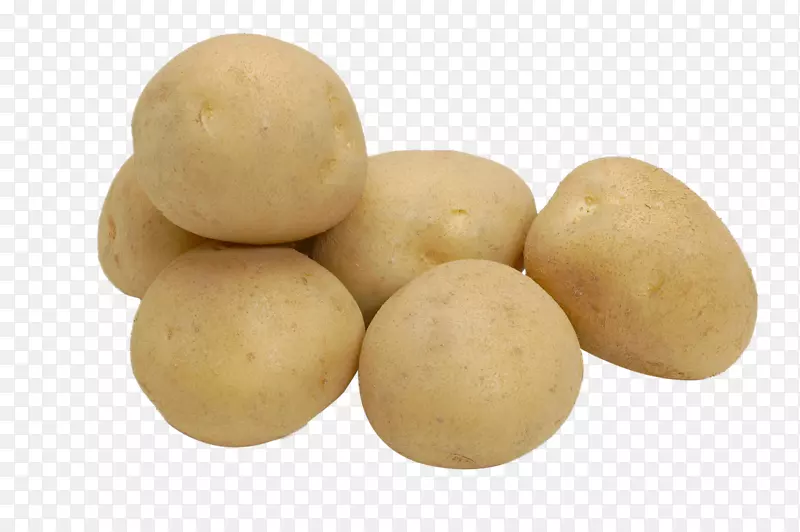 堆积的新鲜土豆