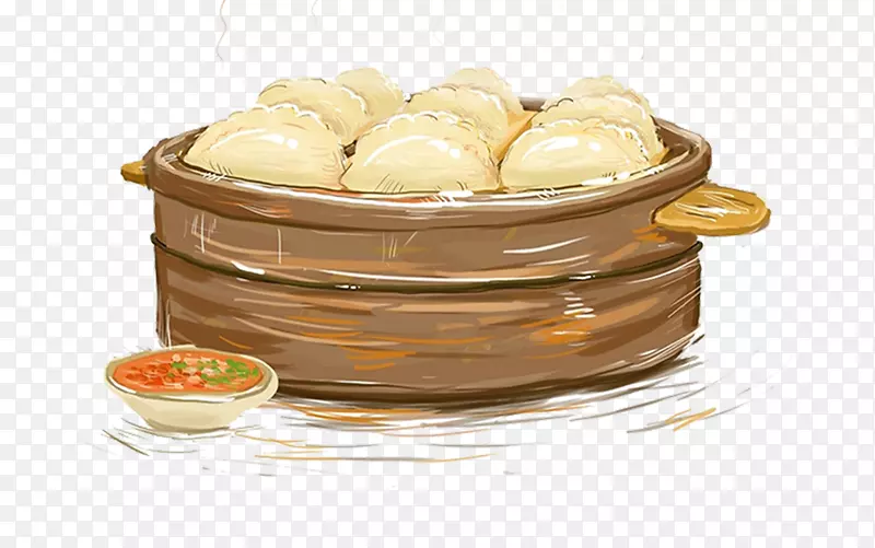 蒸馒头PNG