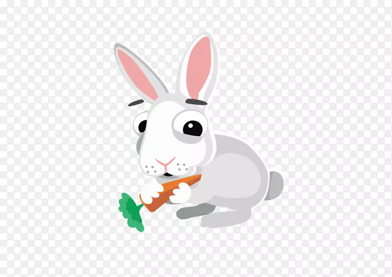 吃萝卜小白兔