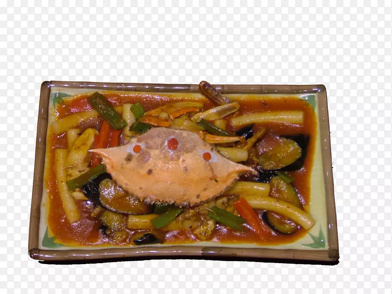 米糕螃蟹炒茄子