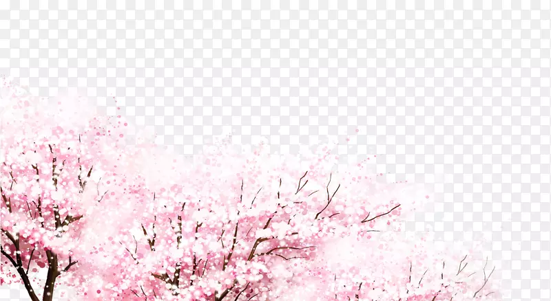 樱花树装饰图案