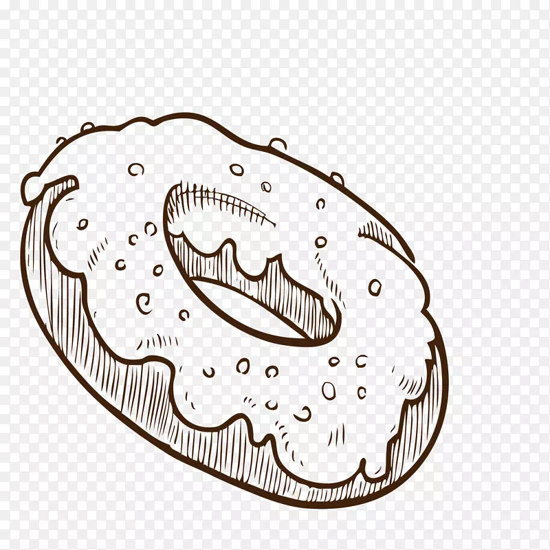 素描甜甜圈