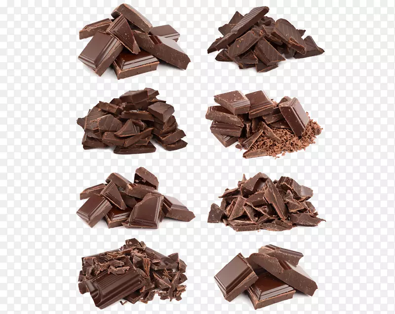 巧克力巧克力块素材免抠