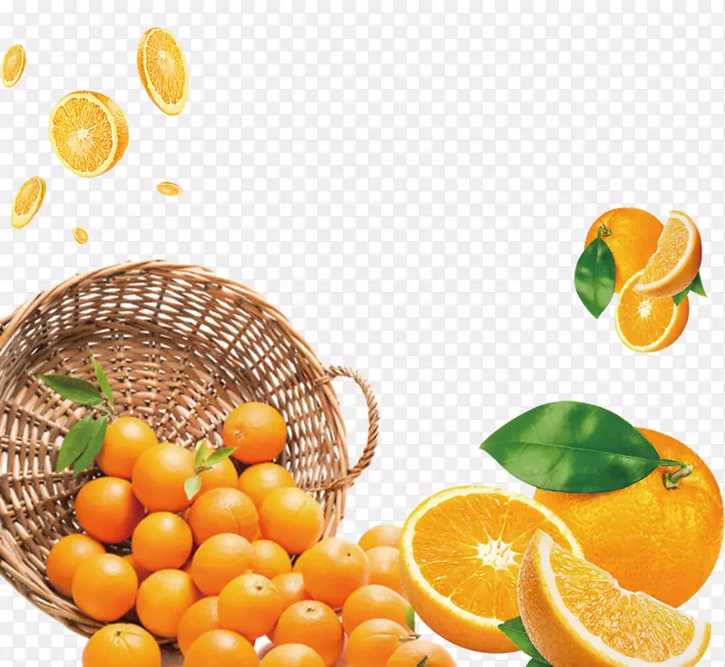 免抠编制篮子里的橙子