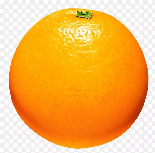 光洁如新的橙子