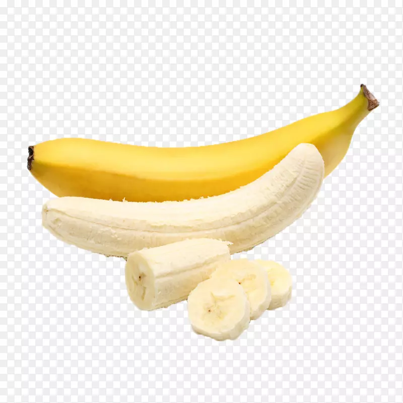 剥开香蕉皮的香蕉