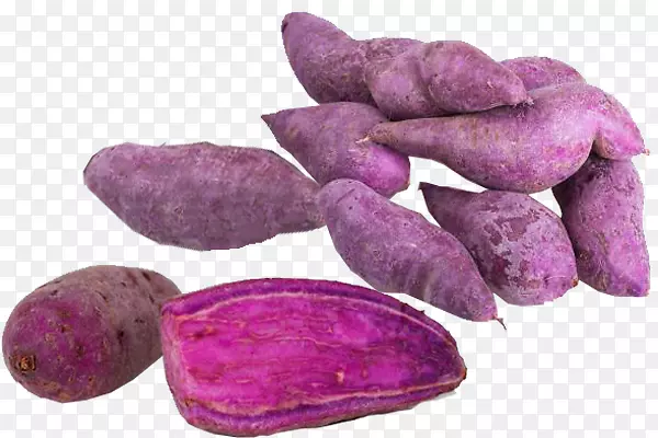 实物紫色红薯