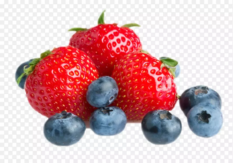 实物草莓野生蓝莓