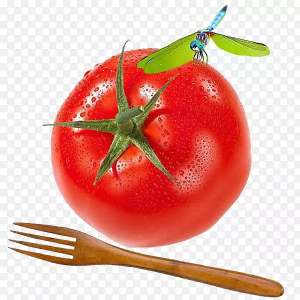 实物红色西红柿